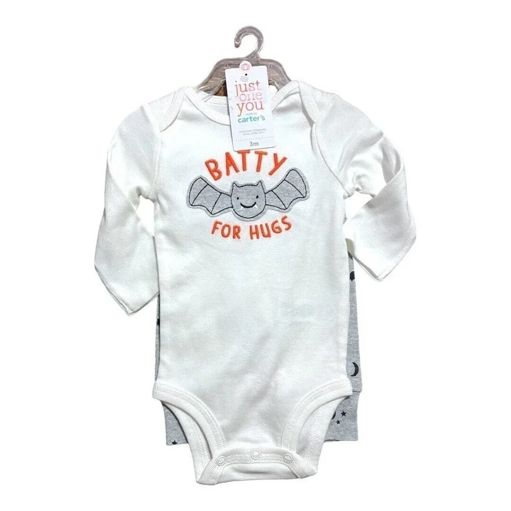 NWT Just one You By Carters Batty For Hugs 2 pc Outfit Halloween Various Sizes